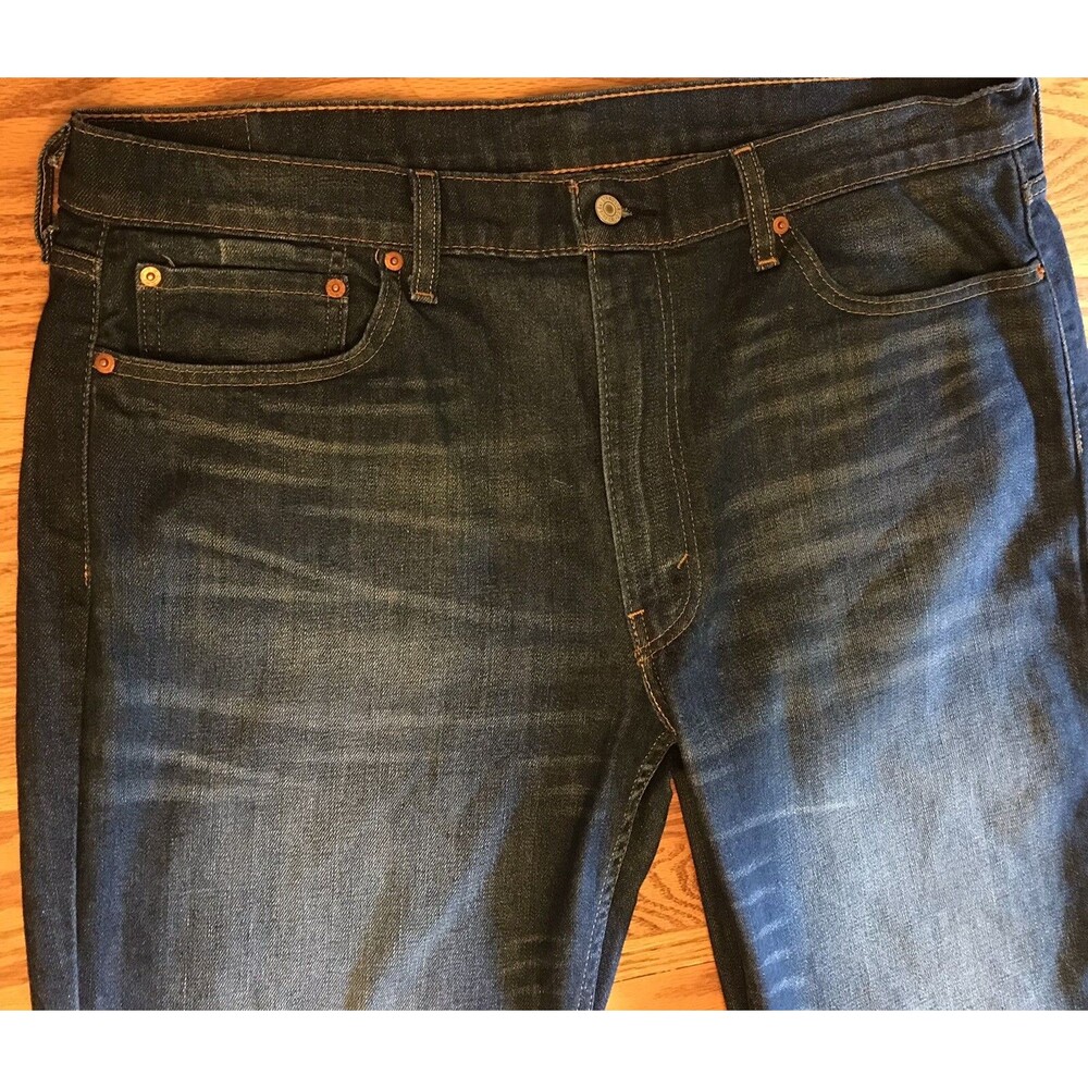 Levi's Jeans 514 Slim Straight Men's Size 40 X 30 Blue - Picture 5 of 6